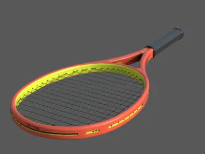 Tennis racket 3D model