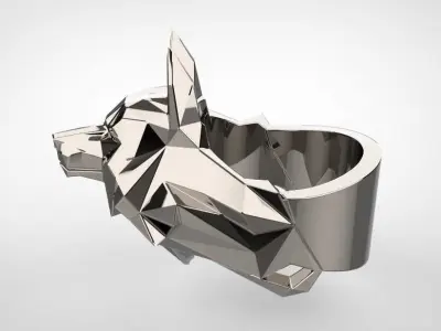 Volf ring 3D print model