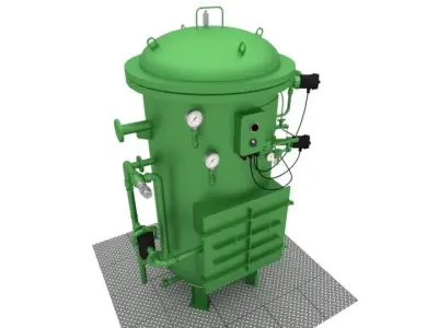 Oily Water Separator Low-poly 3D model