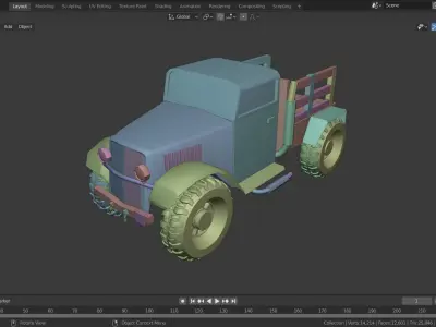 draftpunk wagon Free 3D model