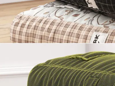 book pillow 3D model