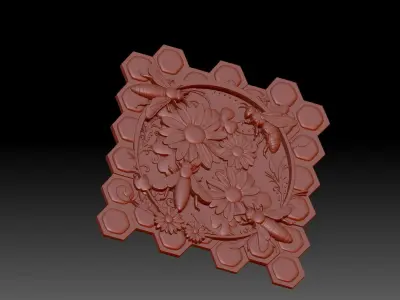 Honeycomb 3D print model
