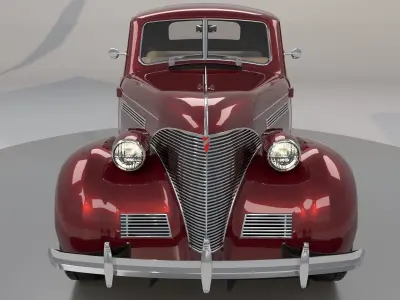 Chevrolet Master Deluxe High Poly 3D model