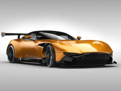 Aston Martin Vulcan 2016 3D model