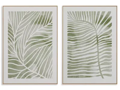 Abstract Painting Frame set 3D model 74