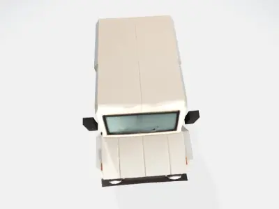 lowpoly truck Low-poly 3D model