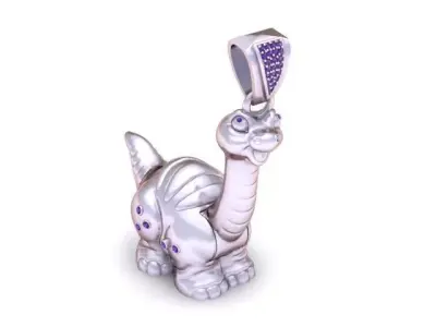 Royal Camel Pendant Luxury 3D Gold Jewelry Model 3D Printable  3D print model