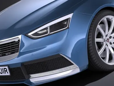 Generic Sedan 2 2017 3D model