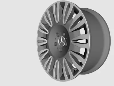 Wheels mercedes maybach S 3D model