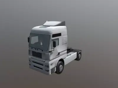 MAN Truck Low-poly 3D model