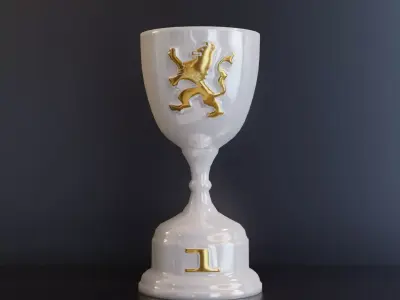 F1 Trophy - Dutch GP Trophy Low-poly 3D model