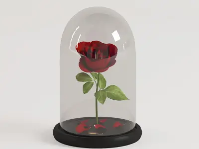 Red Rose 3D model