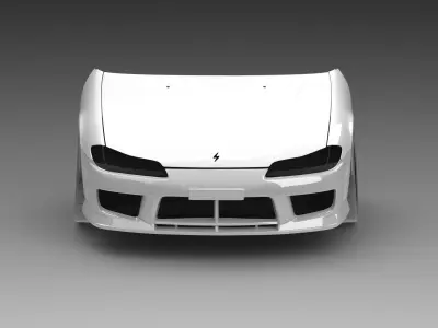 S15 Spec R Front Assembly Exterior Surfaces - 3D Laser-Scanned 3D model