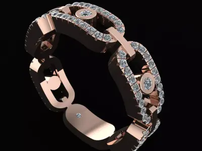 MESSIKA 3D Ring  PRINTING MODEL 3D print model