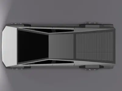 Tesla CYBERTRUCK Low-poly 3D model Low-poly 3D model