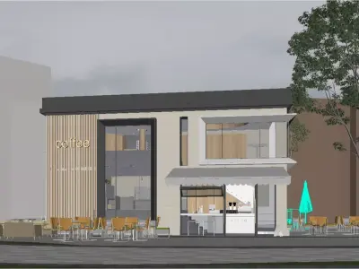 Modern Minimalist Architecture 3D model