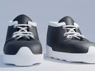 Shoes Stylized Free 3D model
