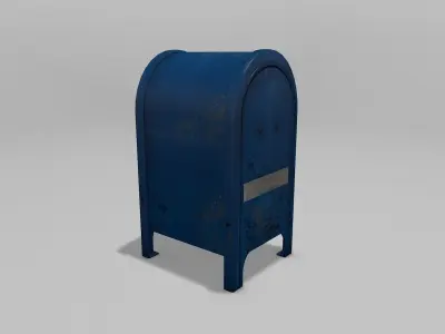 MailBox Low-poly 3D model