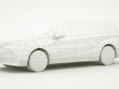 Generic VAN v7 Low-poly 3D model