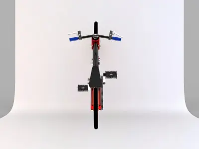 Electric - resizabable cum foldable cycle 3D model