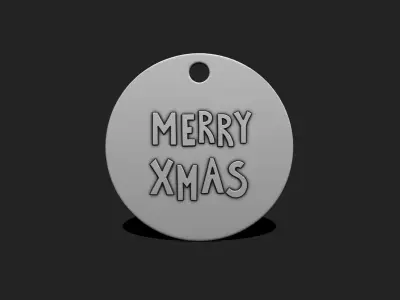 Christmas Ornament - Pendant -  Christmas Tree  - Decor - 10 3D print model