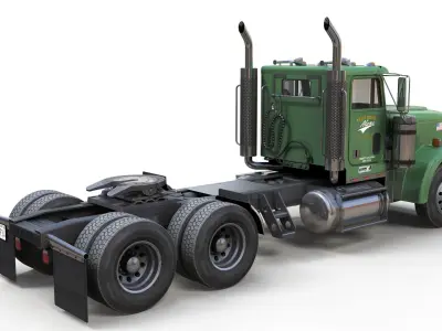Freightliner Classic XL daycab truck 3D model
