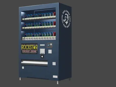Vending Machine  Free low-poly 3D model