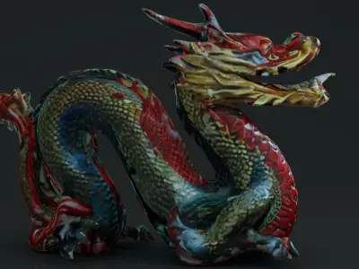 Chinese Dragon v1 3D print model