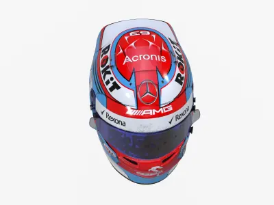 Russell helmet 2019 Low-poly 3D model