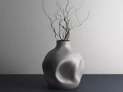 vase pot planter 3d print 867 3D print model