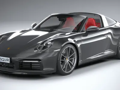 Porsche 911 Targa 4S 2021 3D model