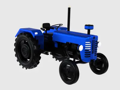 Tractor 3D model 3D model