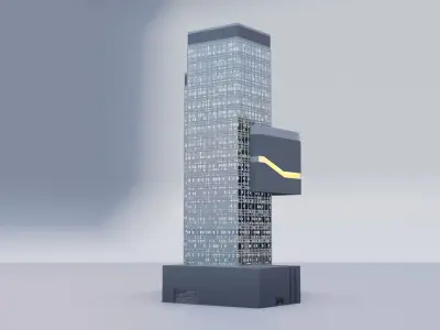 Building Low Poly modal Low-poly 3D model