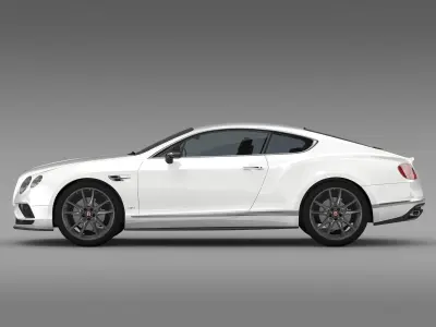 Bentley Continental GT V8 S 2015 3D model