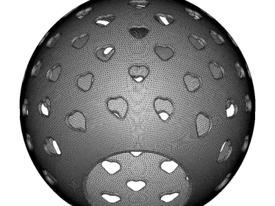 Fancy Lamp Top Cover 3D print model