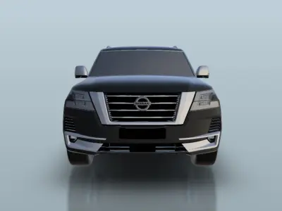 Nissan Patrol Platinum 2021 3D print model