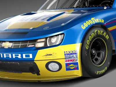 Chevrolet Camaro Nascar NAPA CG 2014 3D model