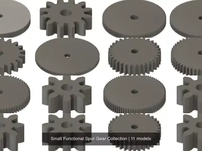 Small Functional Spur Gear Collection