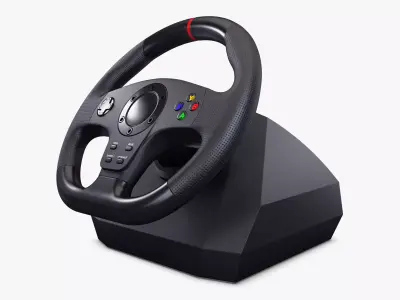 Racing Steering Wheel Game Control M 1 3D model