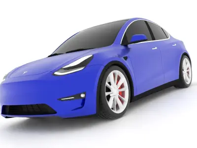 Tesla Model Y 2021 2022 3D model