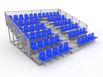 Bleachers 9 3D model