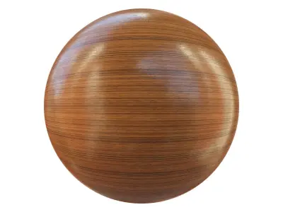 Teak veneer texture 3D model