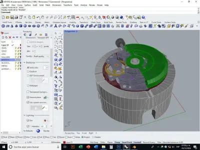 Automatic Watch Movement 3D model