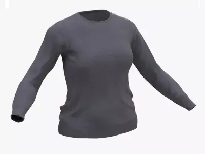 Pullover 126 - All MH Bodies - UE5 Skeletons - Rigged Low-poly 3D model