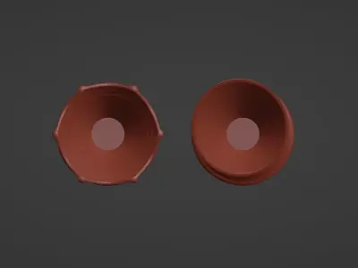 Vases King and Queen 3D print model