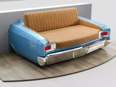 Chevrolet Chevelle ss Sofa 3D model