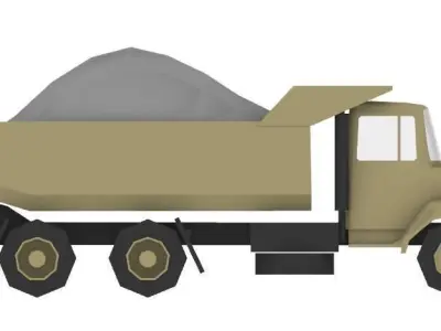Truck dump 3D model