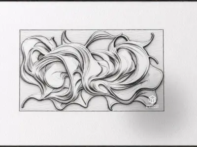 modern panel wall decor set wall relief mural CNC 93 3D model