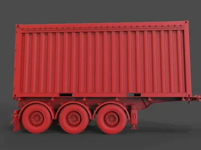 Trailer mod14 3D print model