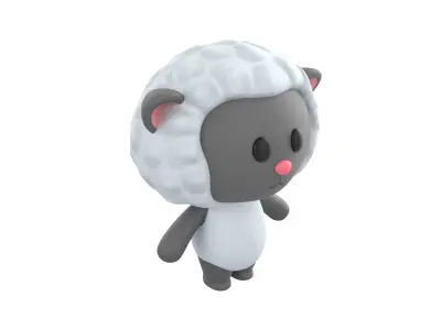 Character144 Rigged Sheep 3D model